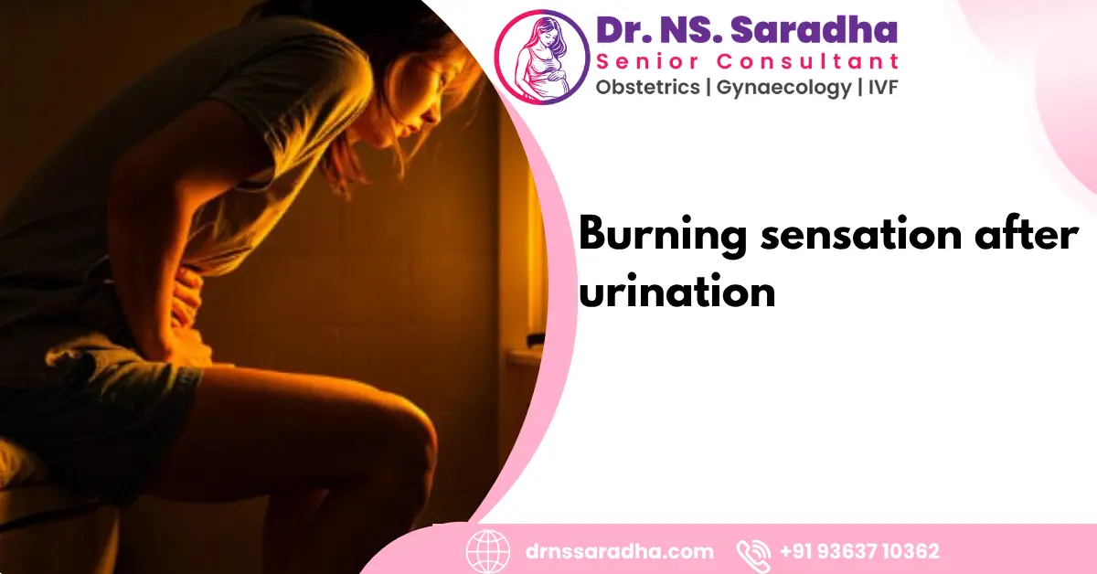 Burning sensation after urination